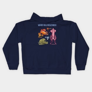 Weird Sea Creatures Kids Hoodie